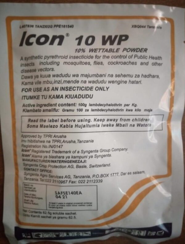 Icon 10 wp insecticide in Kenya, Icon 10 wp insecticide in Kenya, Best Icon 10 wp insecticide in Kenya, Affordable Icon 10 wp insecticide in Kenya, Icon 10 wp insecticide in Nairobi Kenya, Best Mosquitoes insecticide Icon 10 wp insecticide in Kenya.